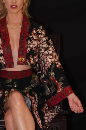 NEW!!! "Geisha Garden" Kimono Shrug & Skirt Set