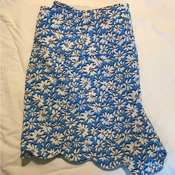 NWT Lilly Pulitzer Buttercup stretch shorts Lunar Blue Palm Beach Petals Sz 16