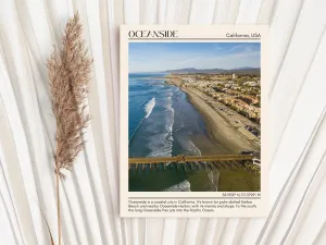Oceanside Wall Art Canvas, USA