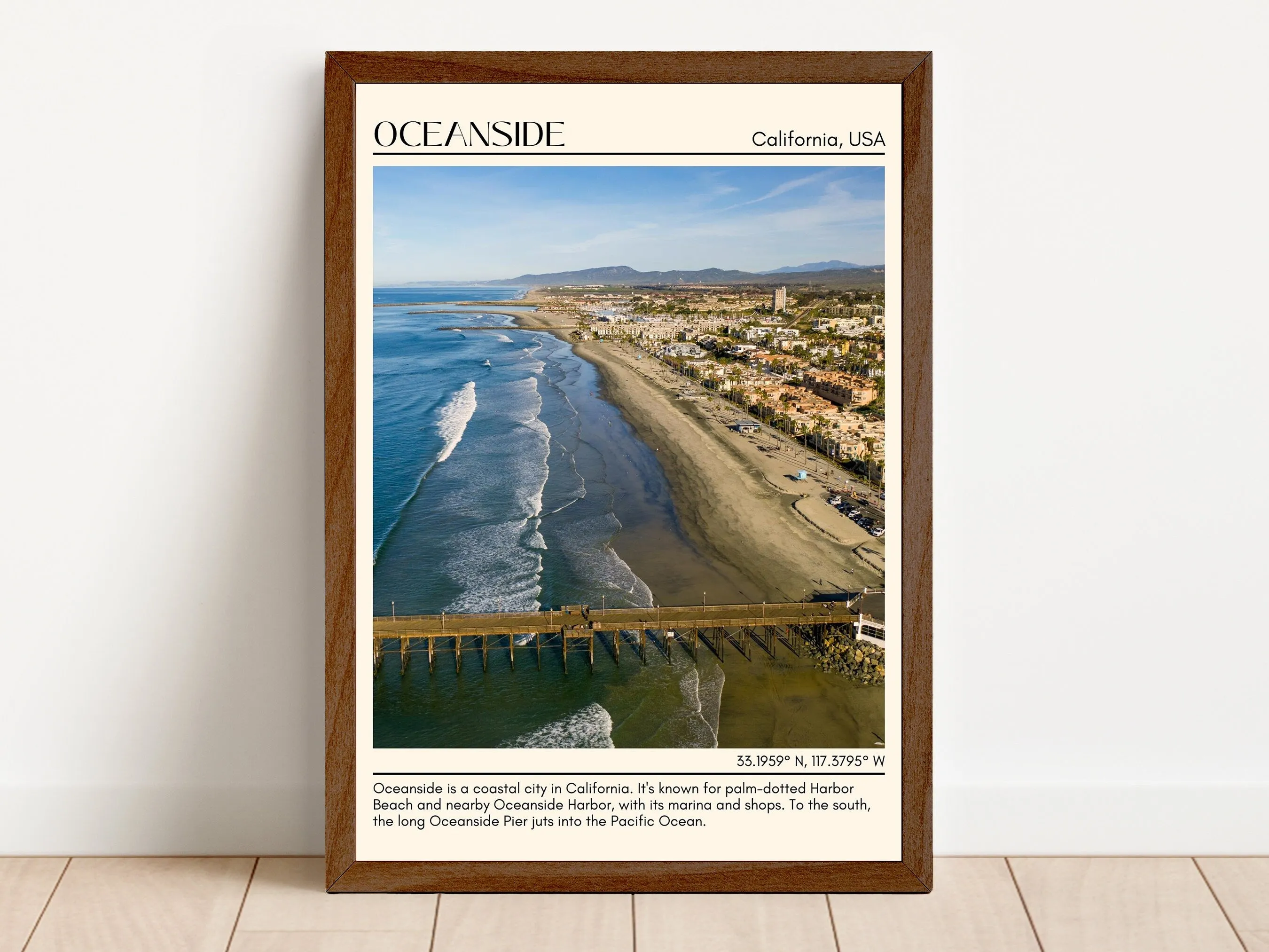 Oceanside Wall Art Canvas, USA