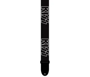 OFFICIAL LICENSING KISS LOGO POLYESTER GUITAR STRAP
