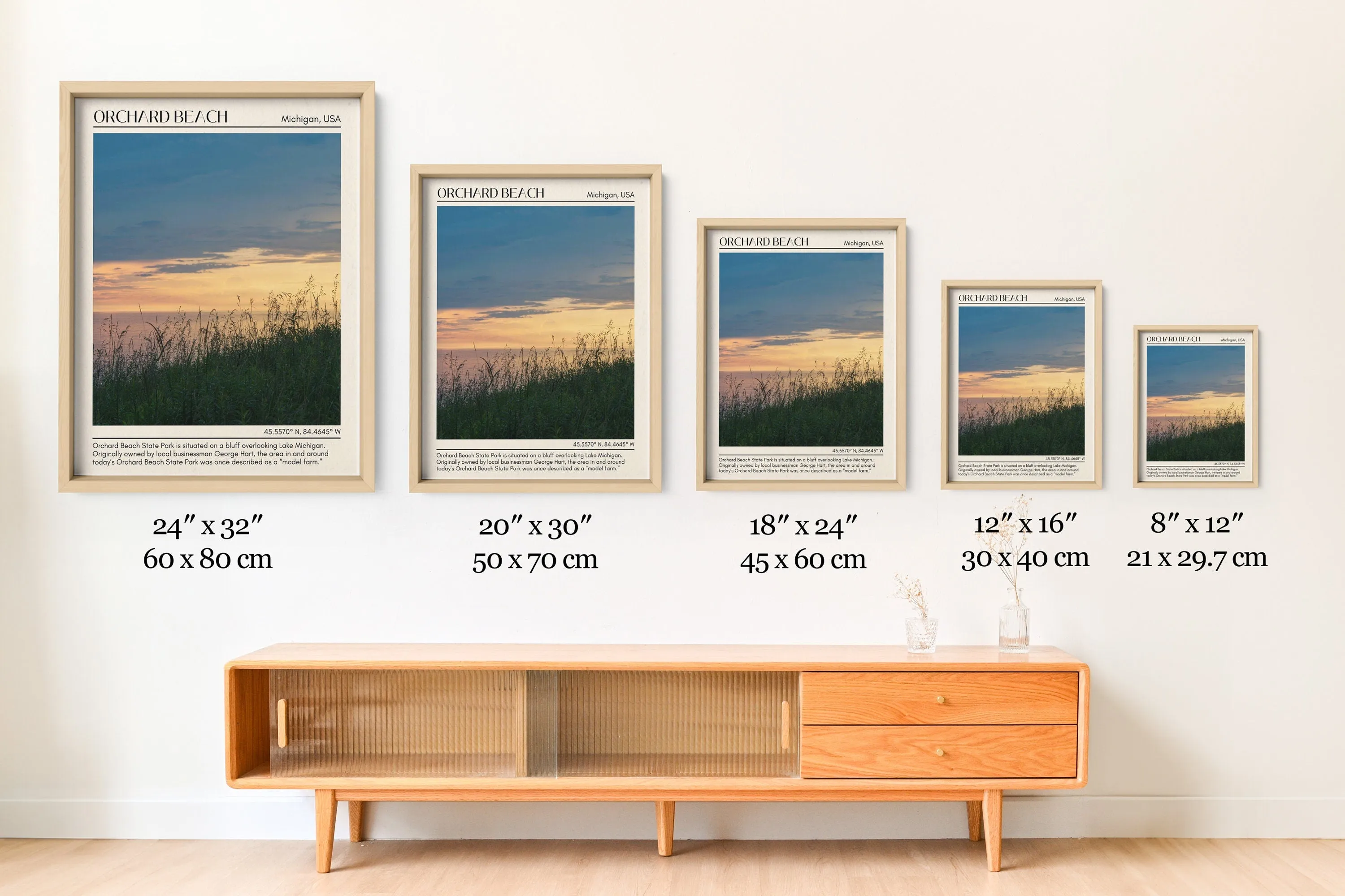 Orchard Beach Wall Canvas, USA