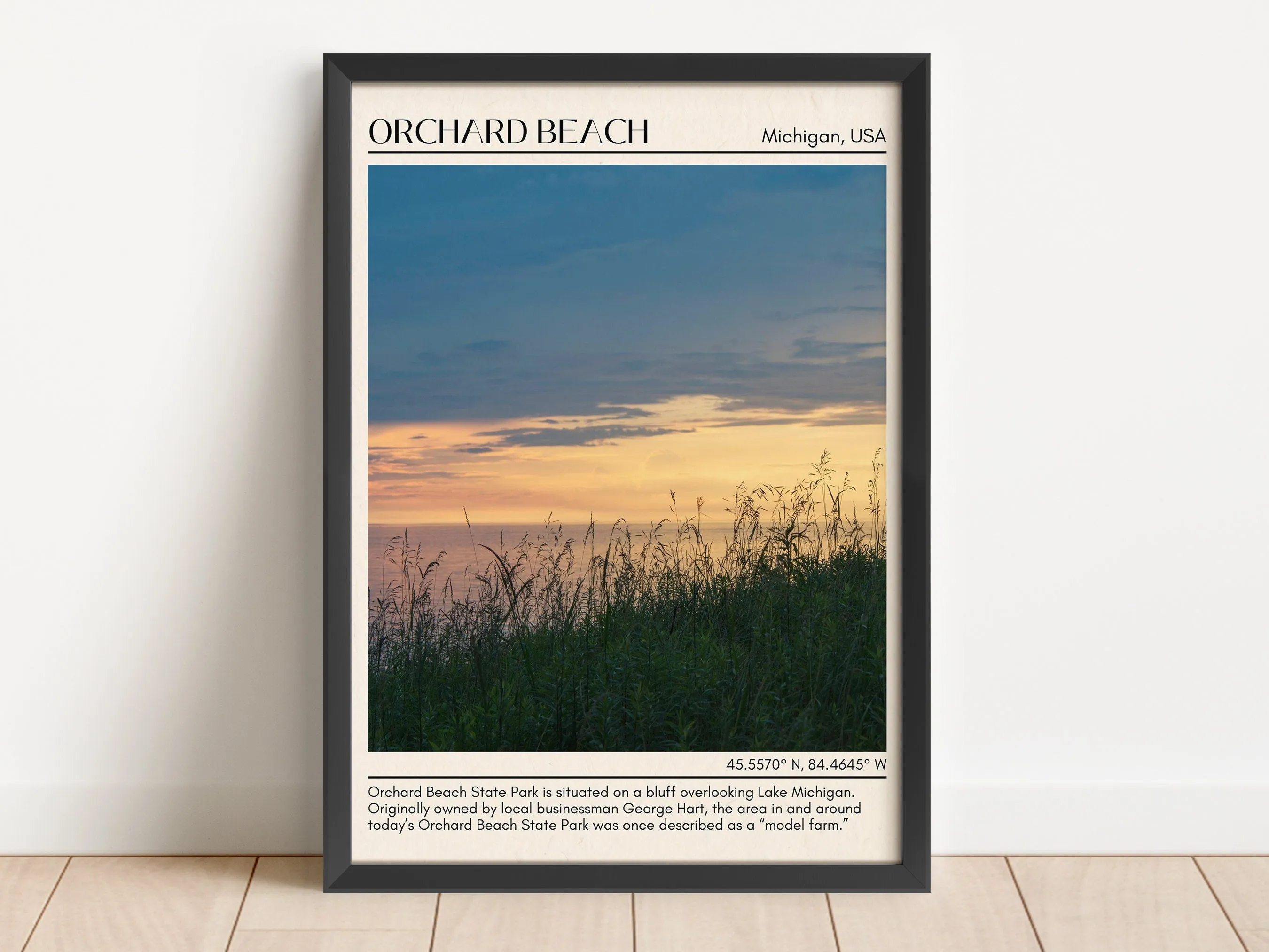 Orchard Beach Wall Canvas, USA