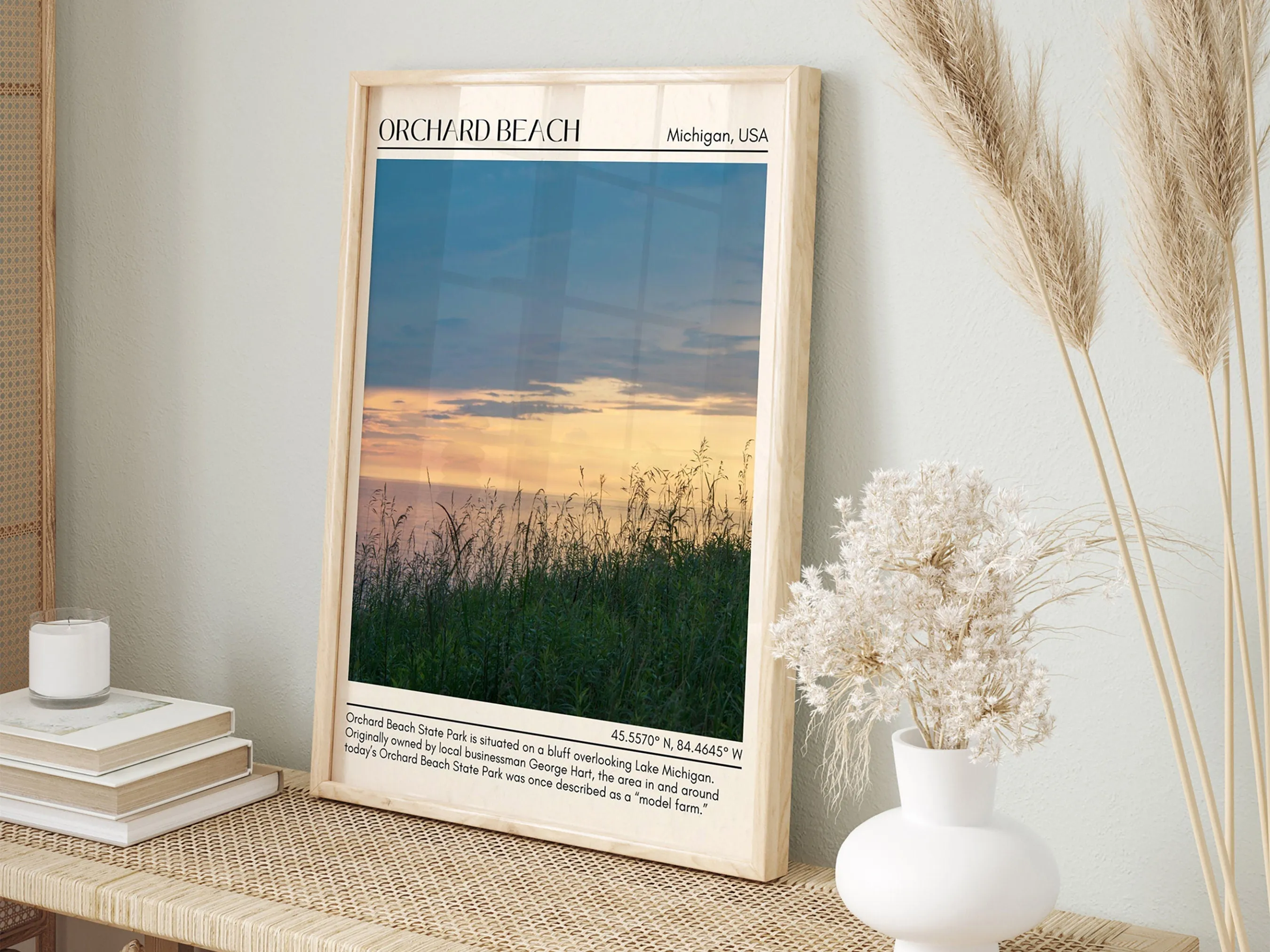 Orchard Beach Wall Canvas, USA