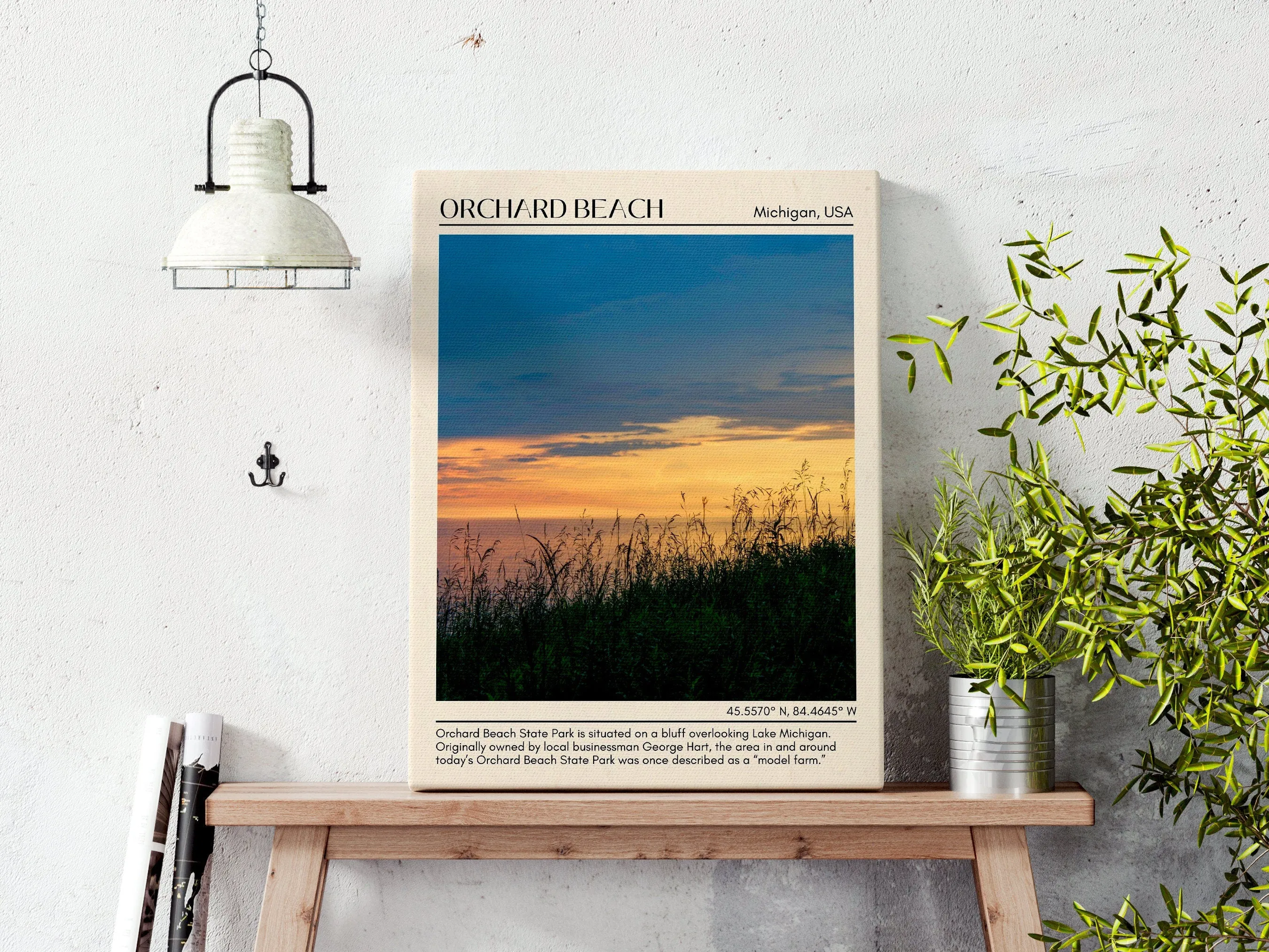 Orchard Beach Wall Canvas, USA