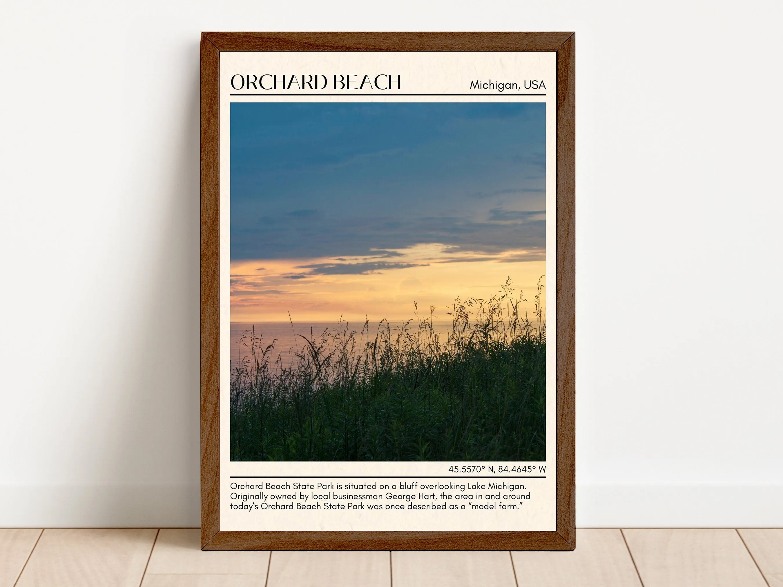 Orchard Beach Wall Canvas, USA