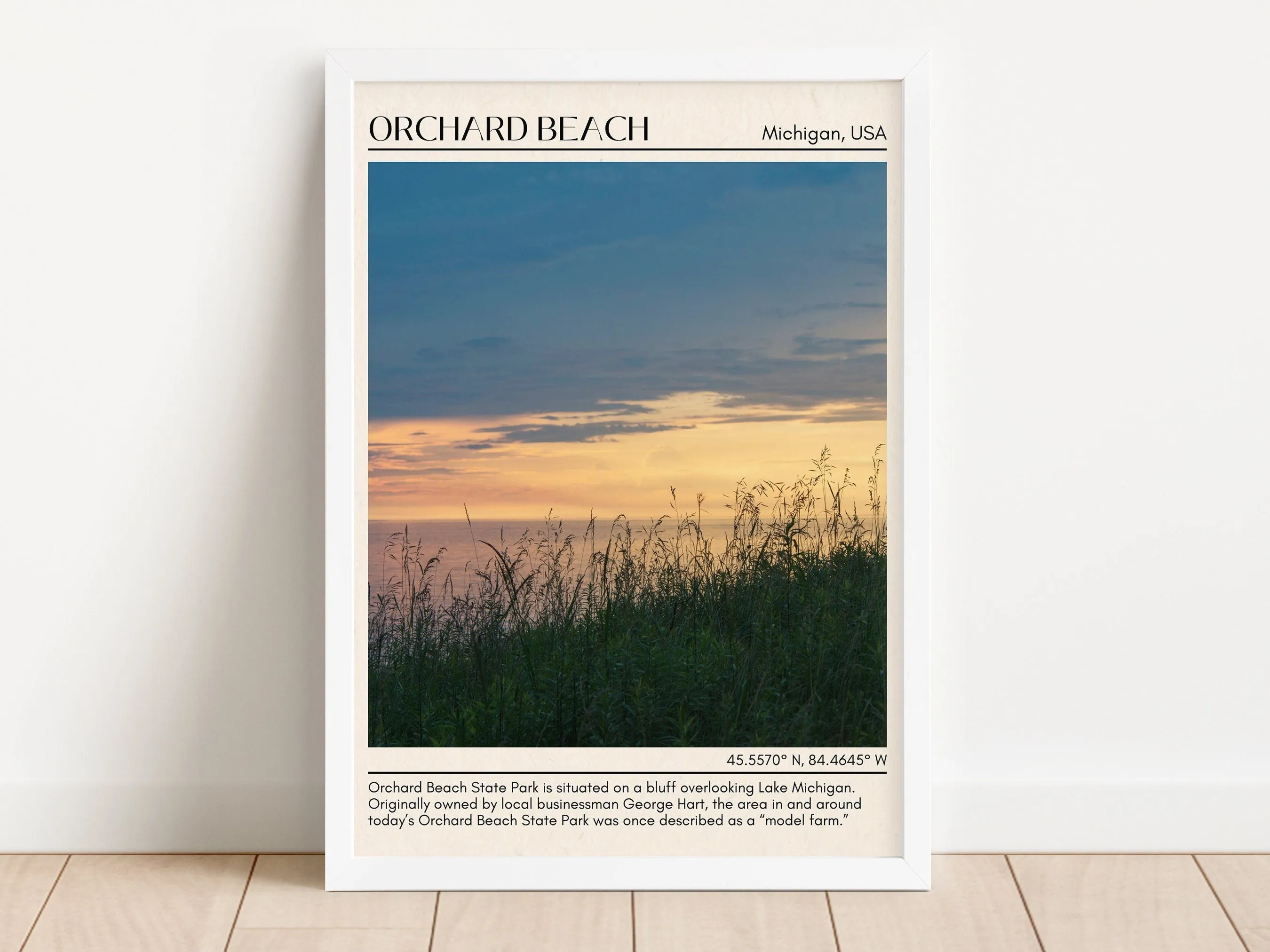Orchard Beach Wall Canvas, USA