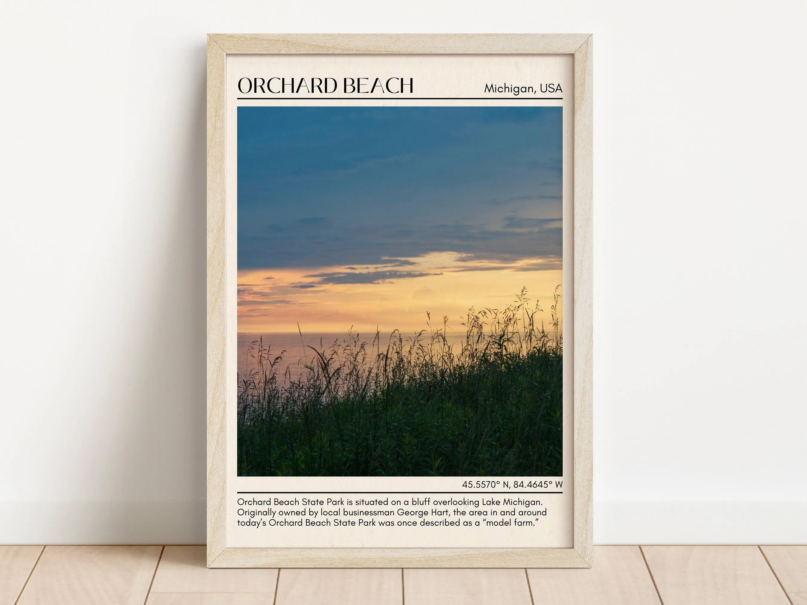 Orchard Beach Wall Canvas, USA