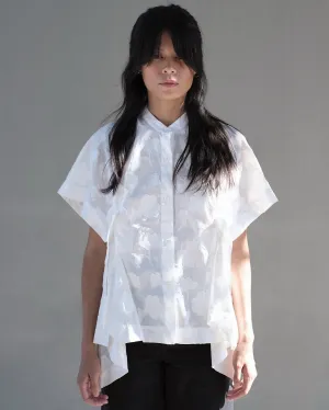 Origami Shirt in Mist White