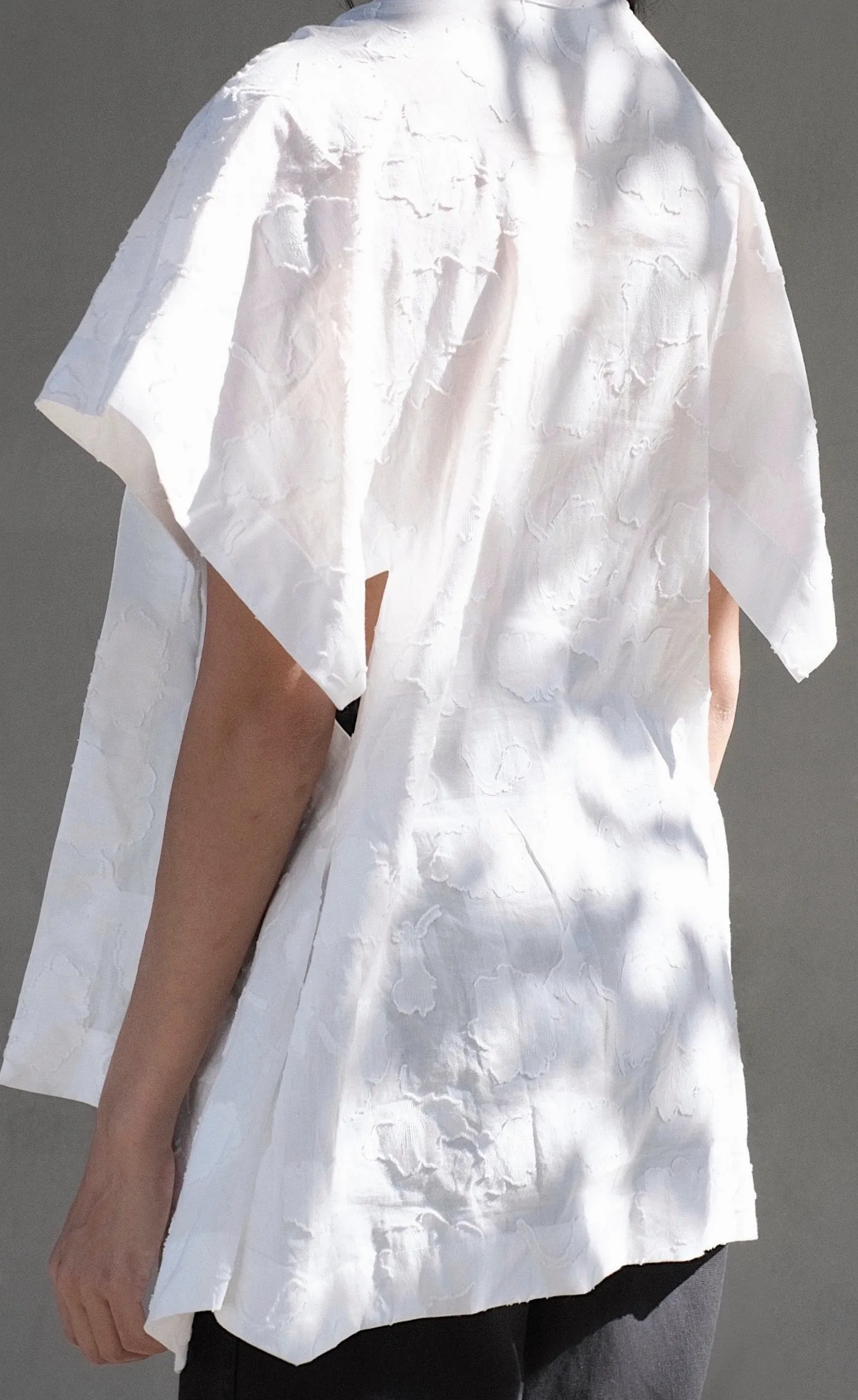 Origami Shirt in Mist White