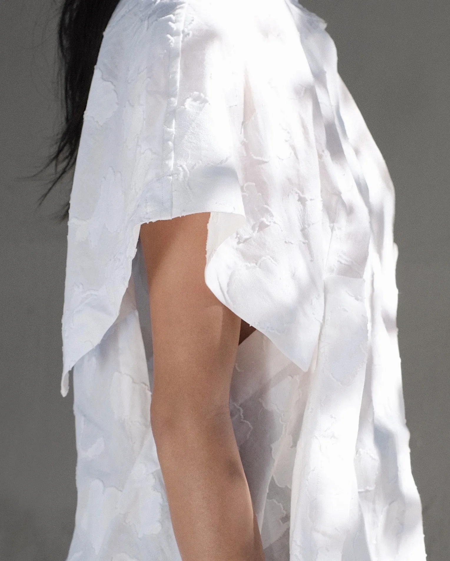 Origami Shirt in Mist White