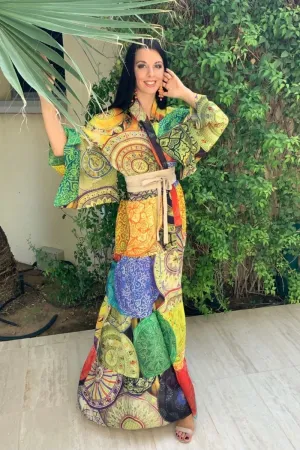 Patchwork Silk classic Kimono