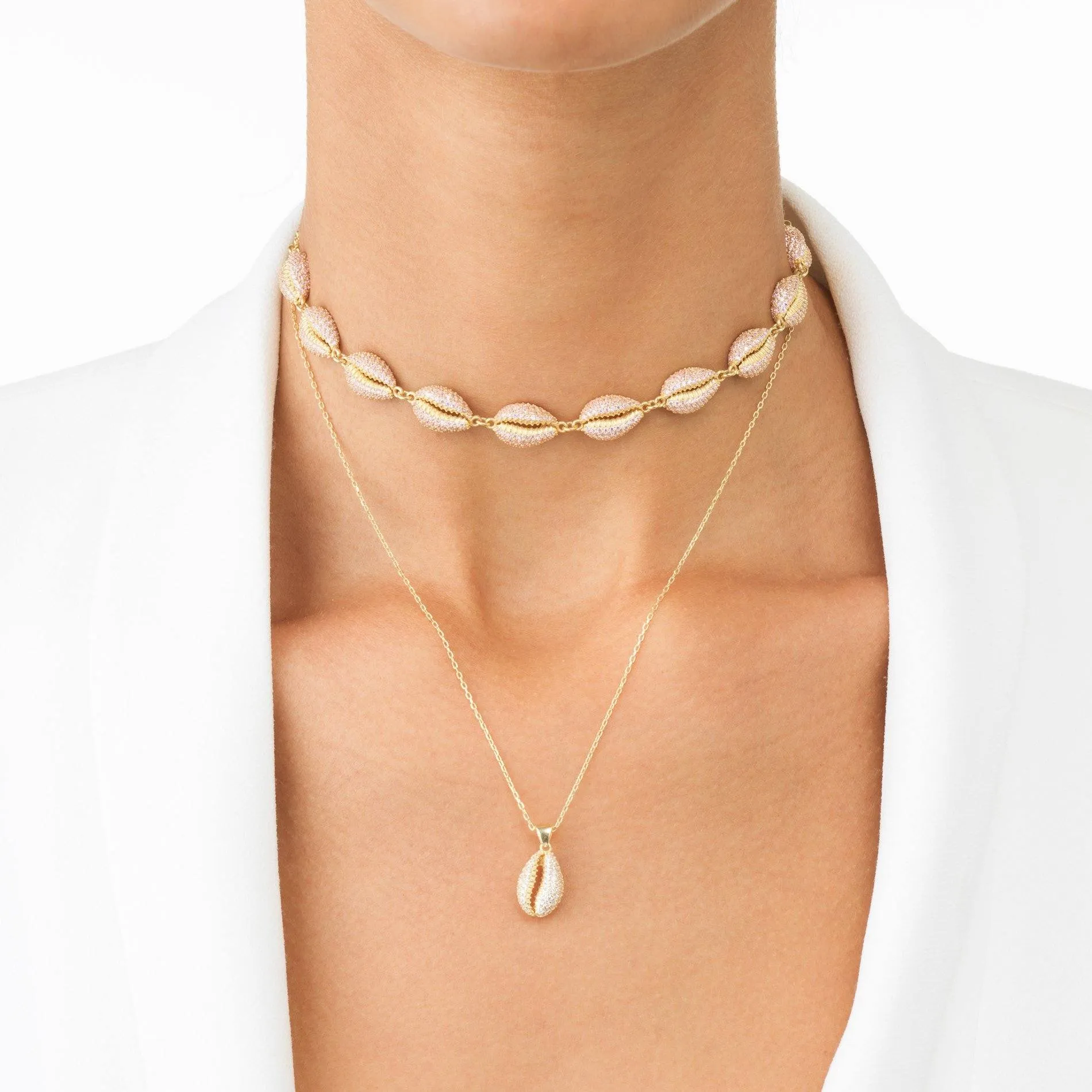 Pavé Shell Choker