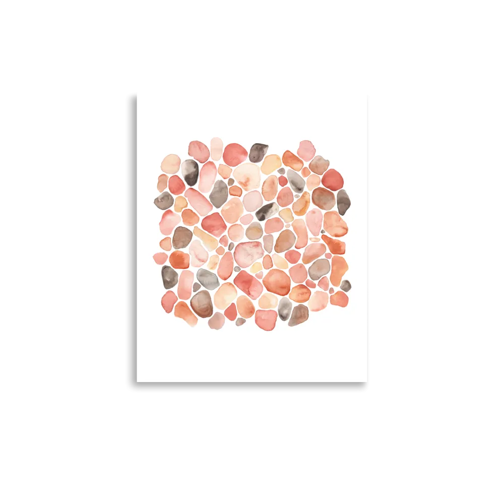 pebble beach watercolor art print