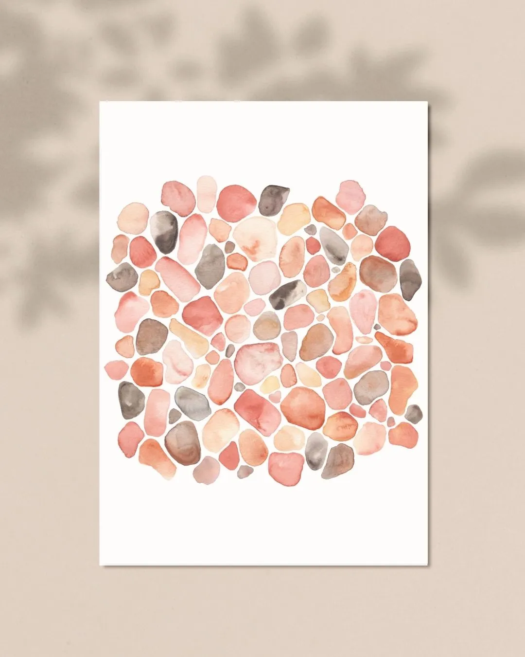 pebble beach watercolor art print
