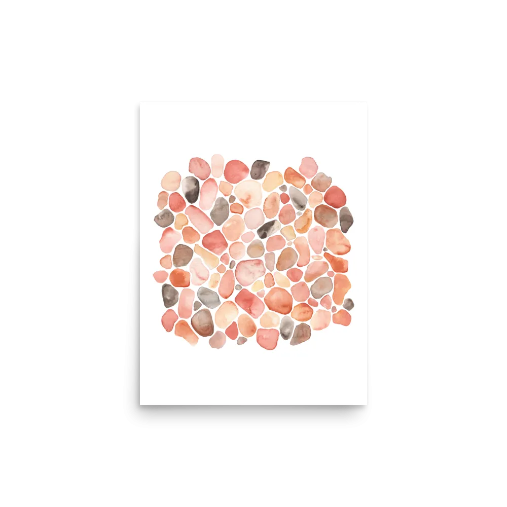 pebble beach watercolor art print