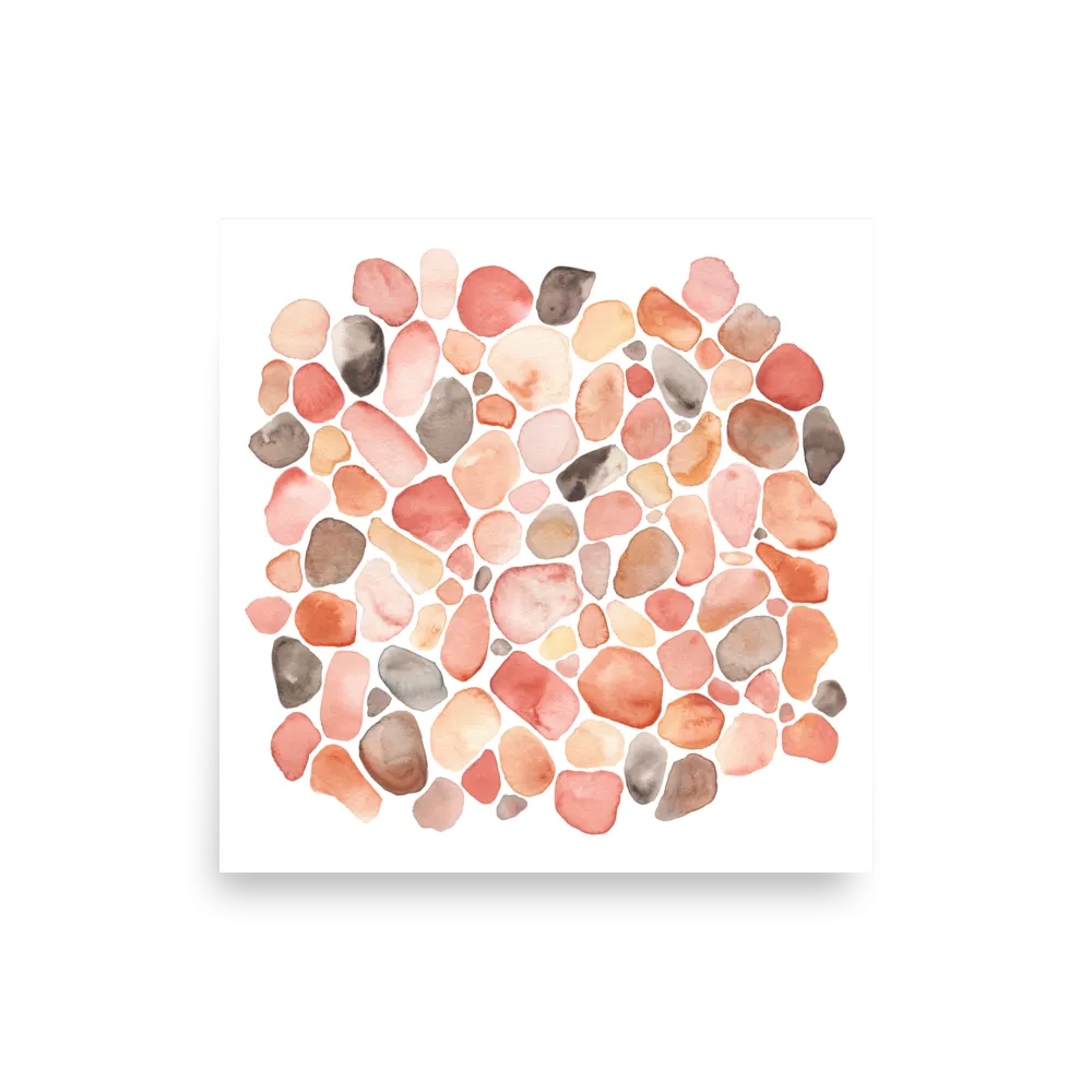 pebble beach watercolor art print