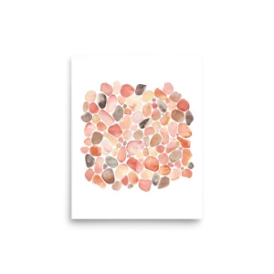 pebble beach watercolor art print
