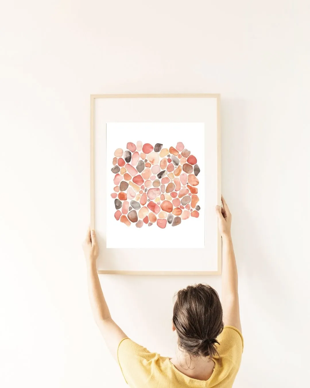 pebble beach watercolor art print