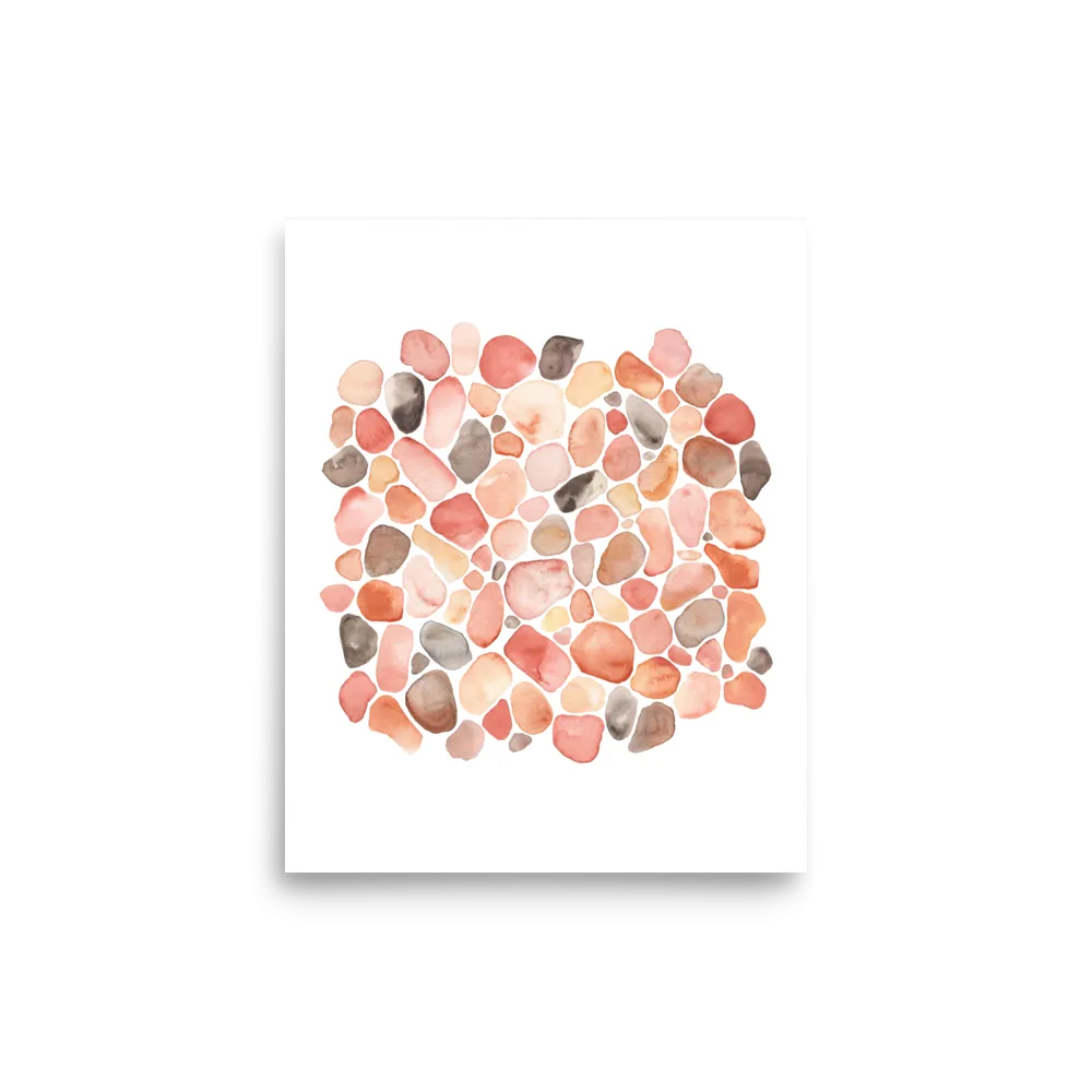 pebble beach watercolor art print