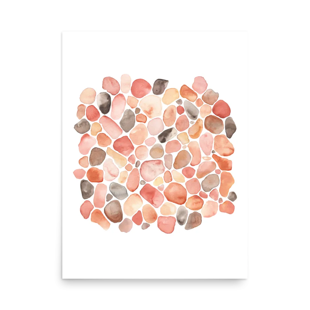 pebble beach watercolor art print
