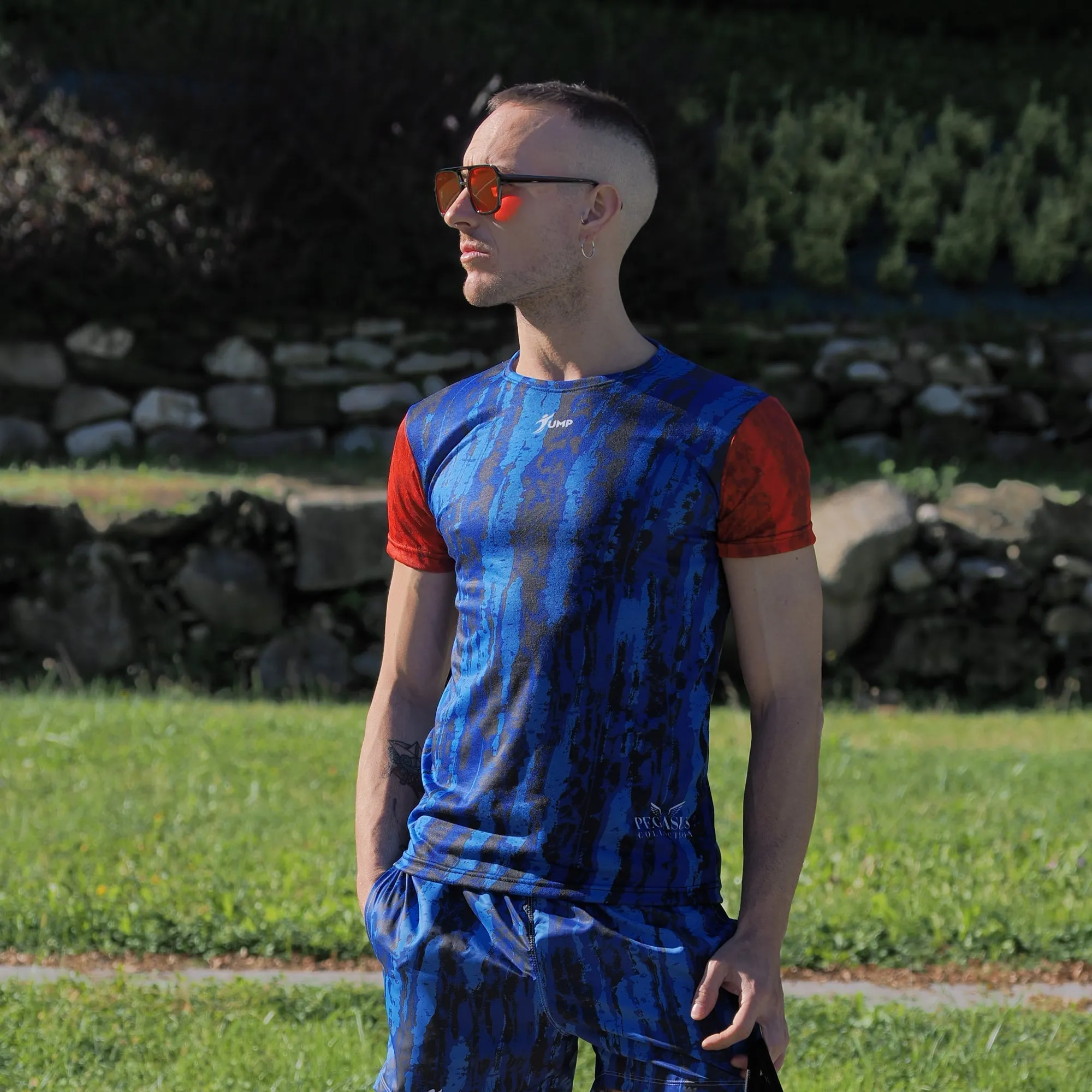 Pegasus Collection - T-shirt Blue Lightning