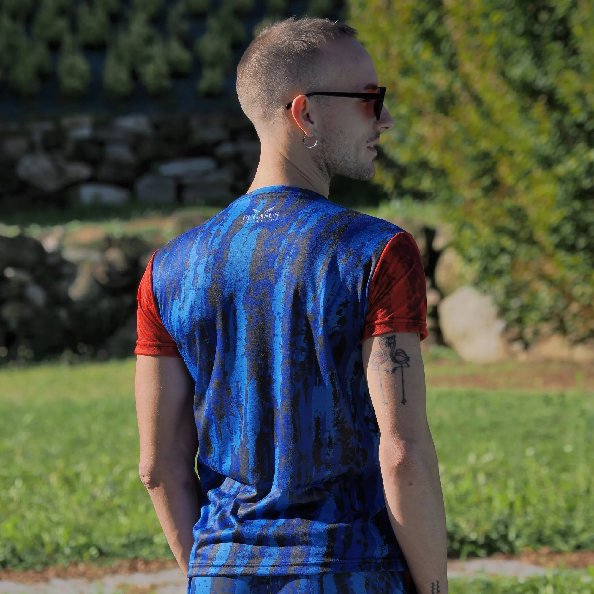 Pegasus Collection - T-shirt Blue Lightning