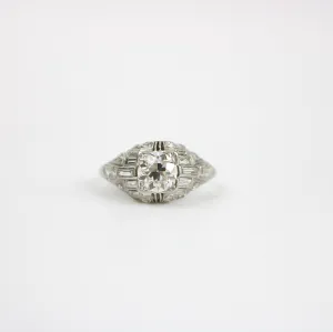PLATINUM DIAMOND ENGAGEMENT RING