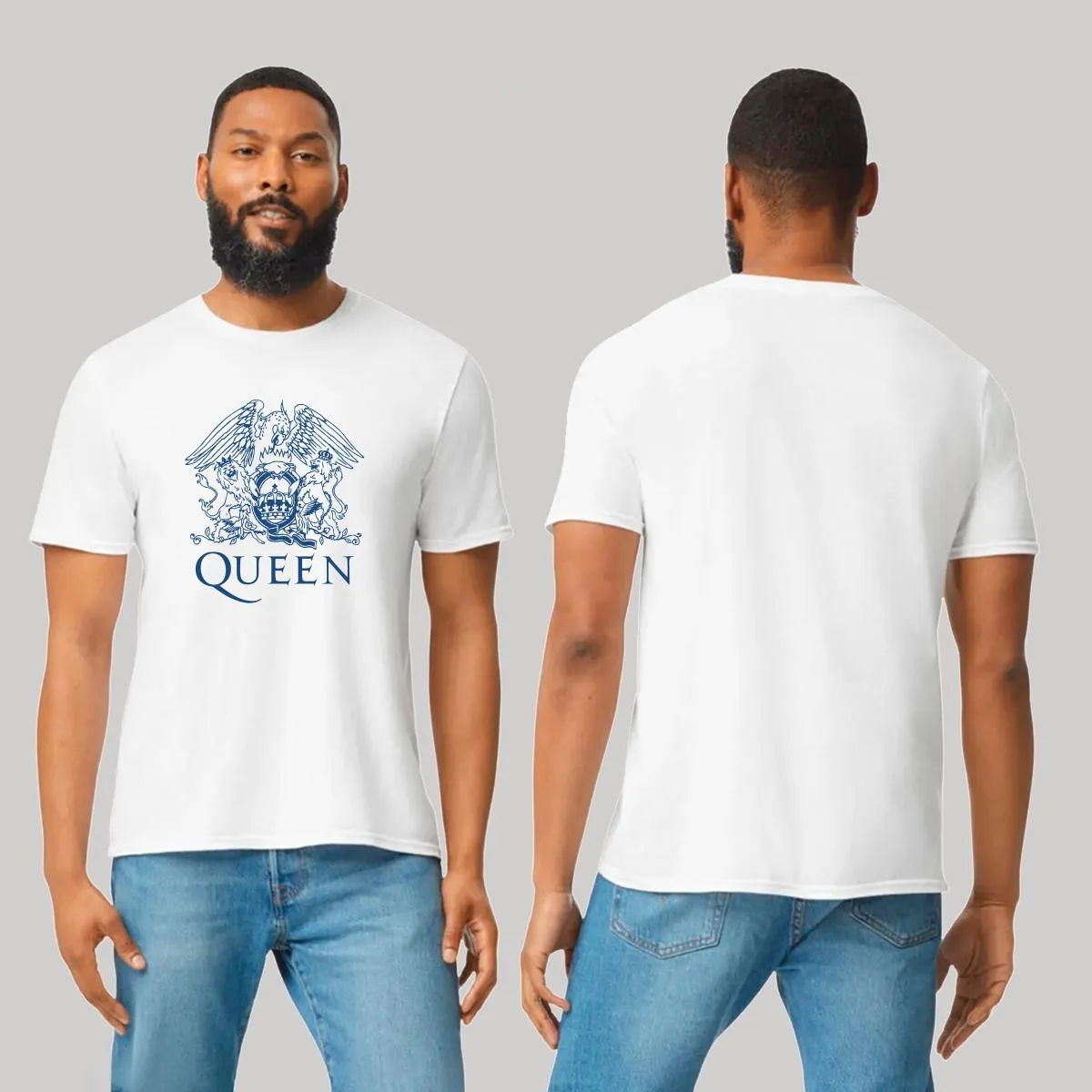 Playera Hombre Rock Queen Logo 957B