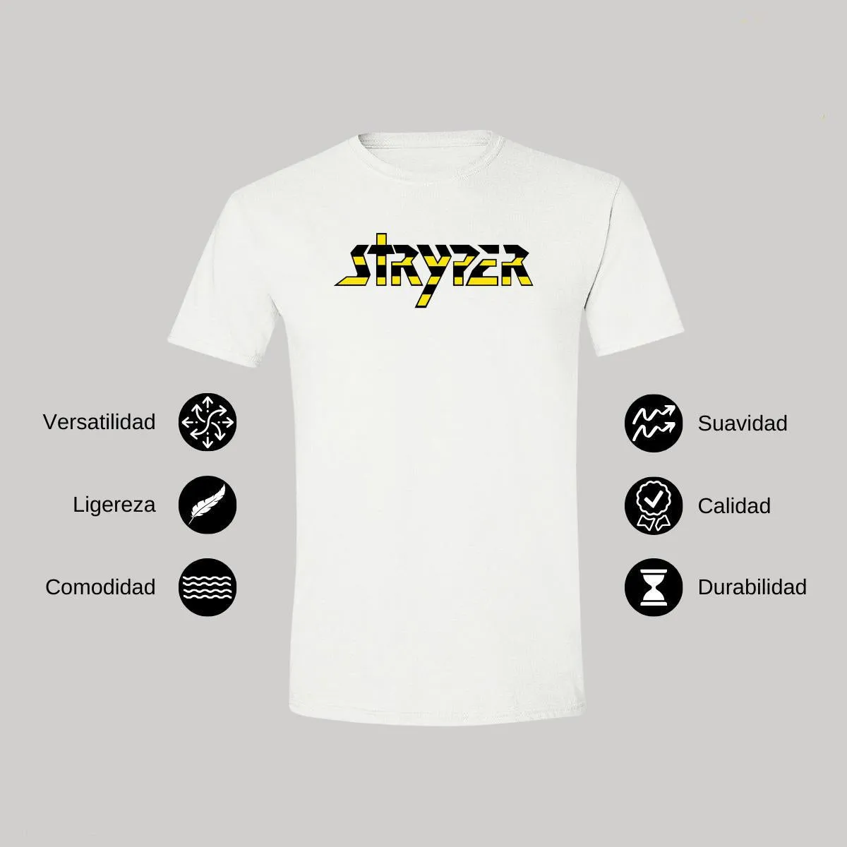 Playera Hombre Rock Stryper Logo 995B