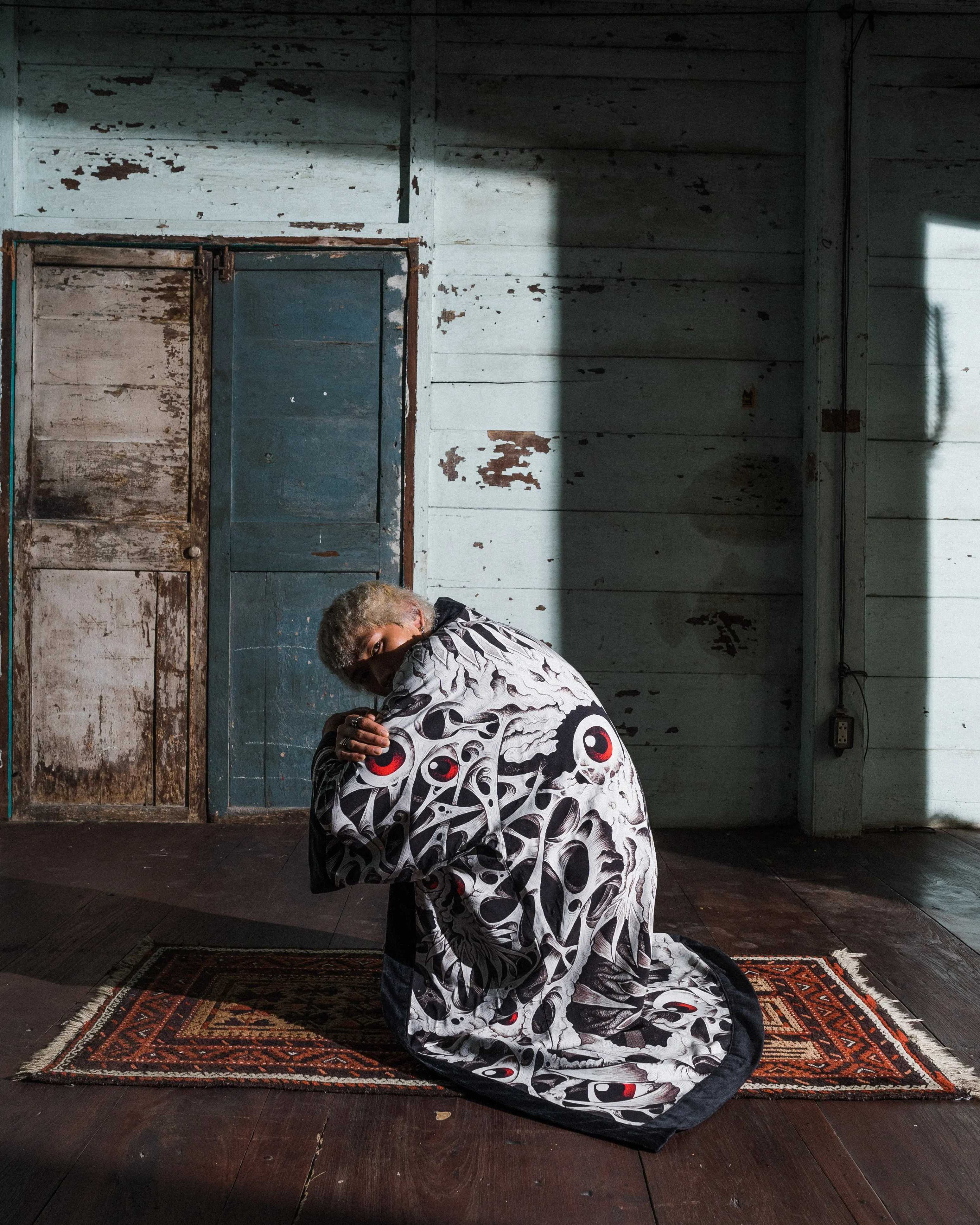 [PRE-ORDER] (UNISEX) RAFEL DELALANDE X LOCO MOSQUITO KIMONO BODYSUIT PROJECT