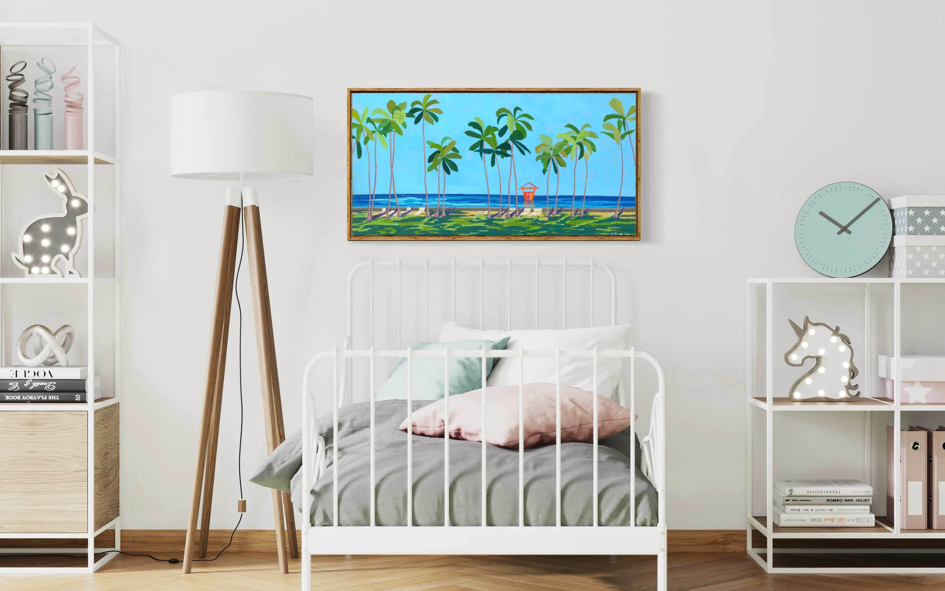 "Kaimana Beach" Waikiki Tower Series - Canvas Print