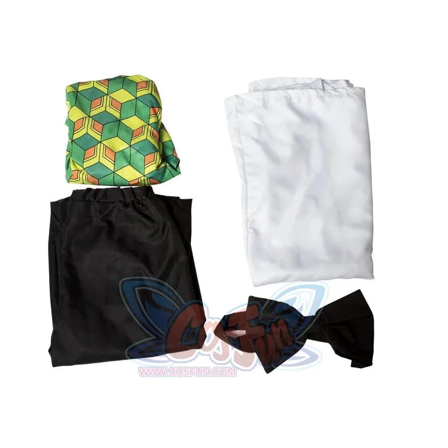 【READY TO SHIP】 Demon Slayer: Kimetsu no Yaiba Sabito and Makomo Cosplay Costume mp005379