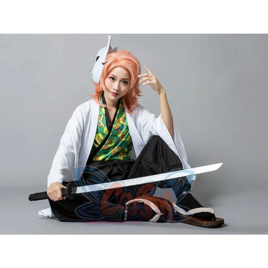 【READY TO SHIP】 Demon Slayer: Kimetsu no Yaiba Sabito and Makomo Cosplay Costume mp005379