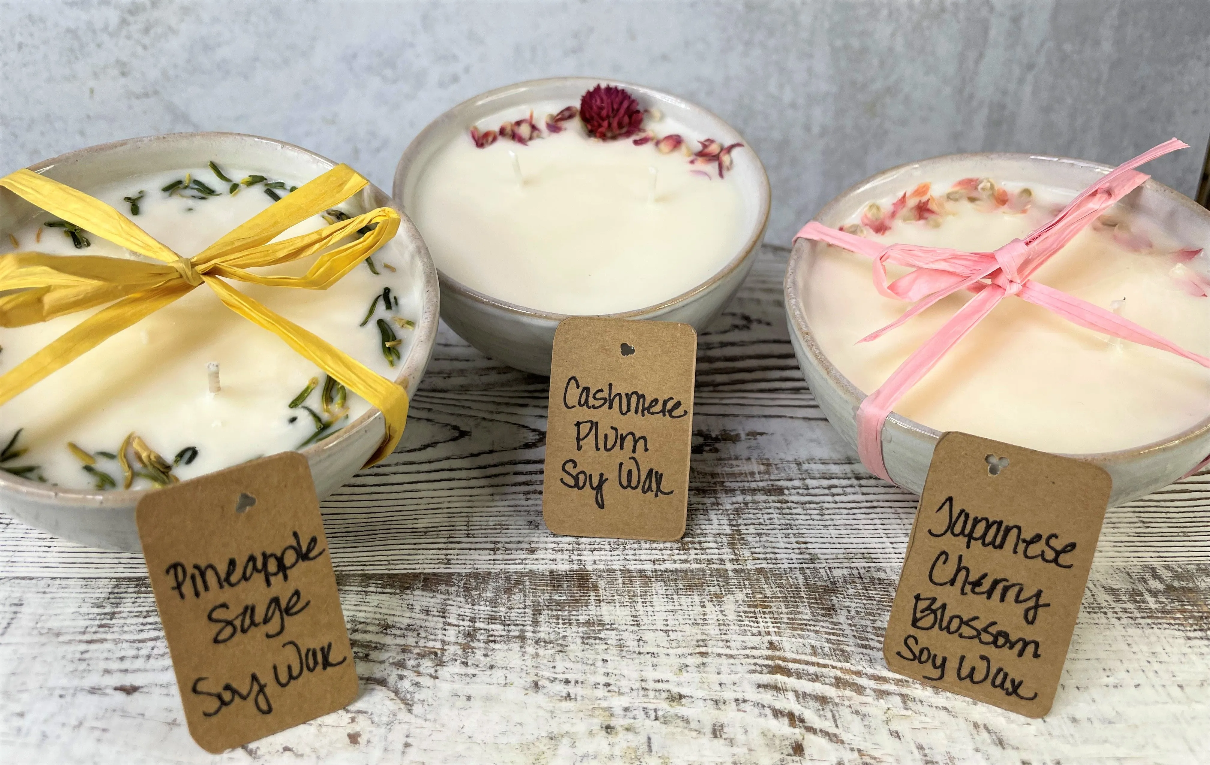 Rice Bowl Candles