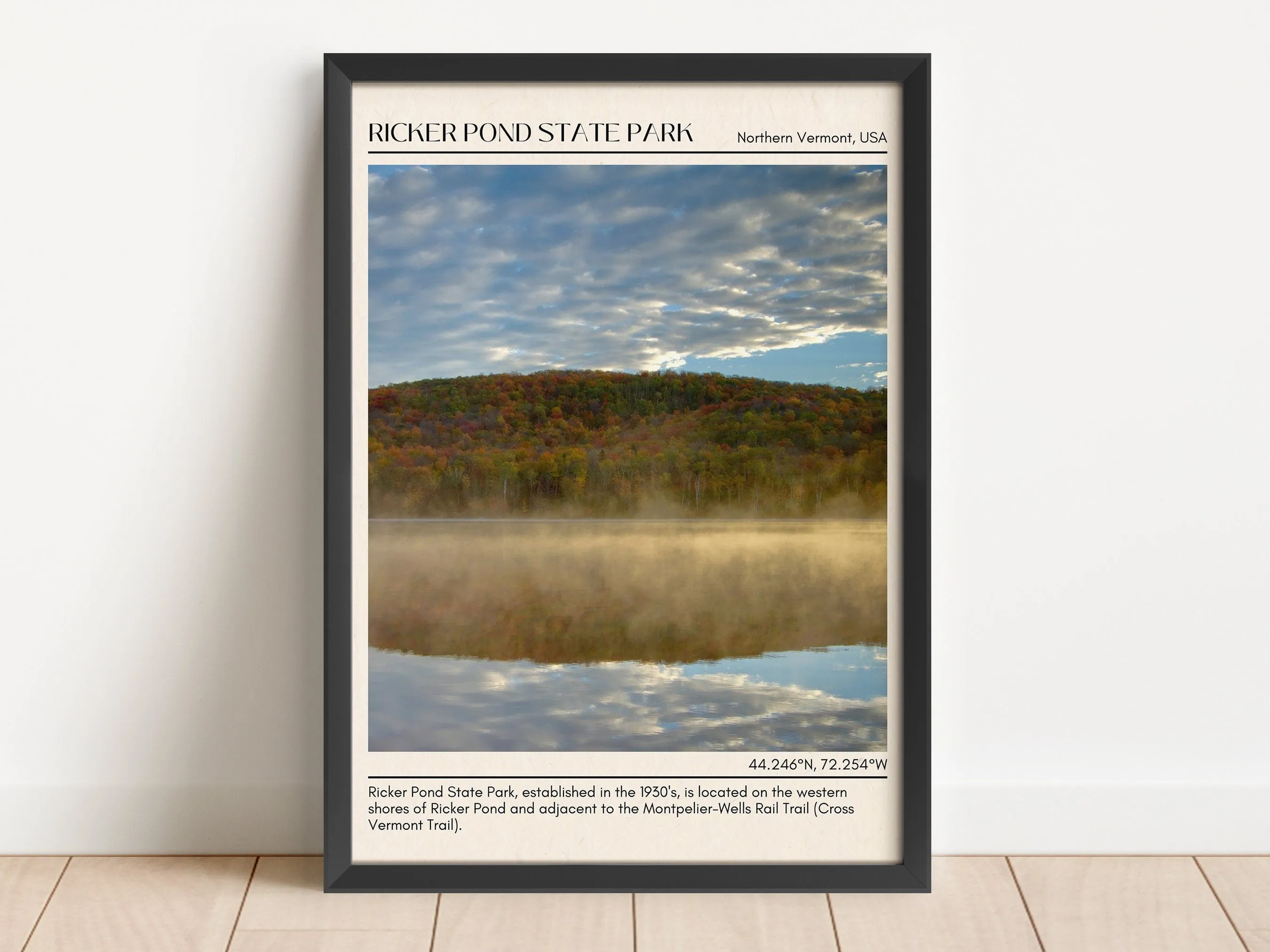 Ricker Pond State Park Wall Canvas, USA
