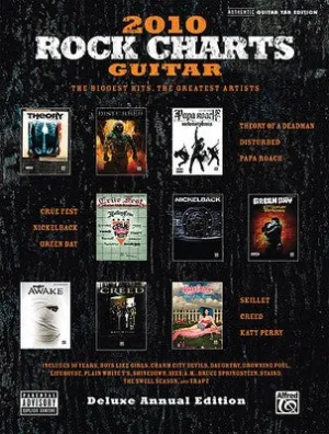ROCK CHARTS GUITAR 2010 GTR TAB (O/P)