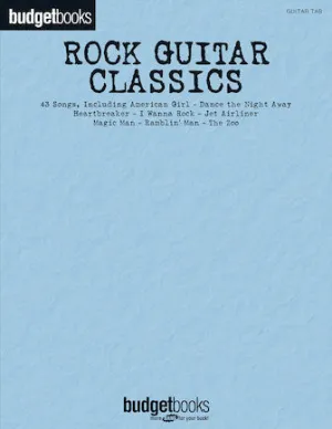 Rock Guitar Classics - Budget Book (Guitar Tab)