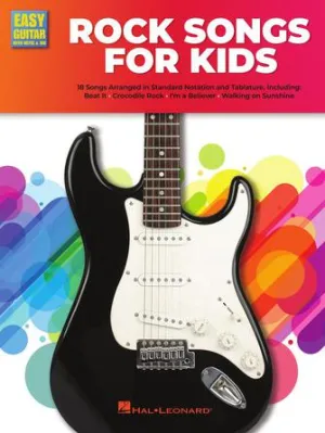 Rock Guitar Songs for Kids (Easy Guitar with Notes & Tab)