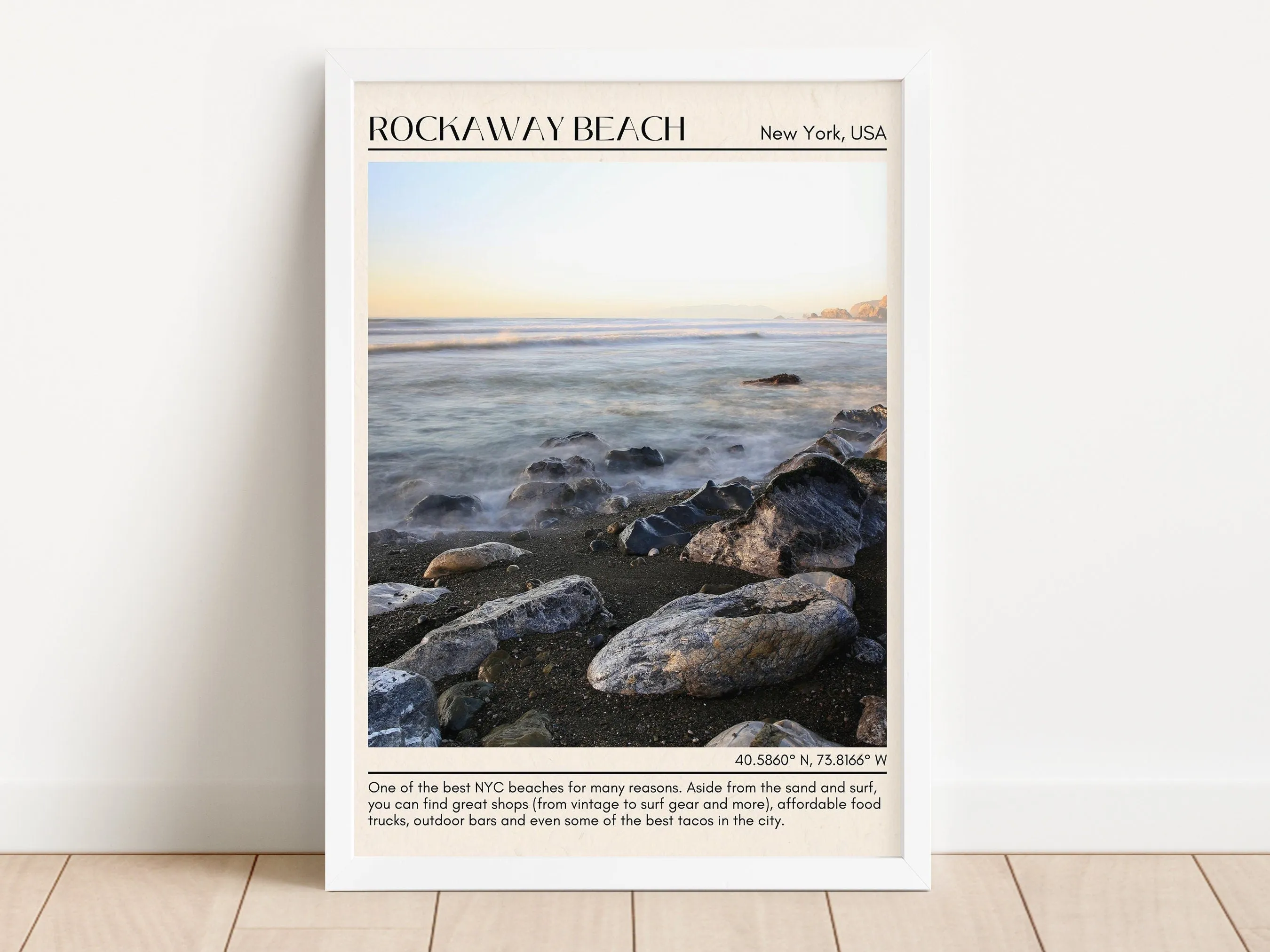 Rockaway Beach Wall Canvas, USA