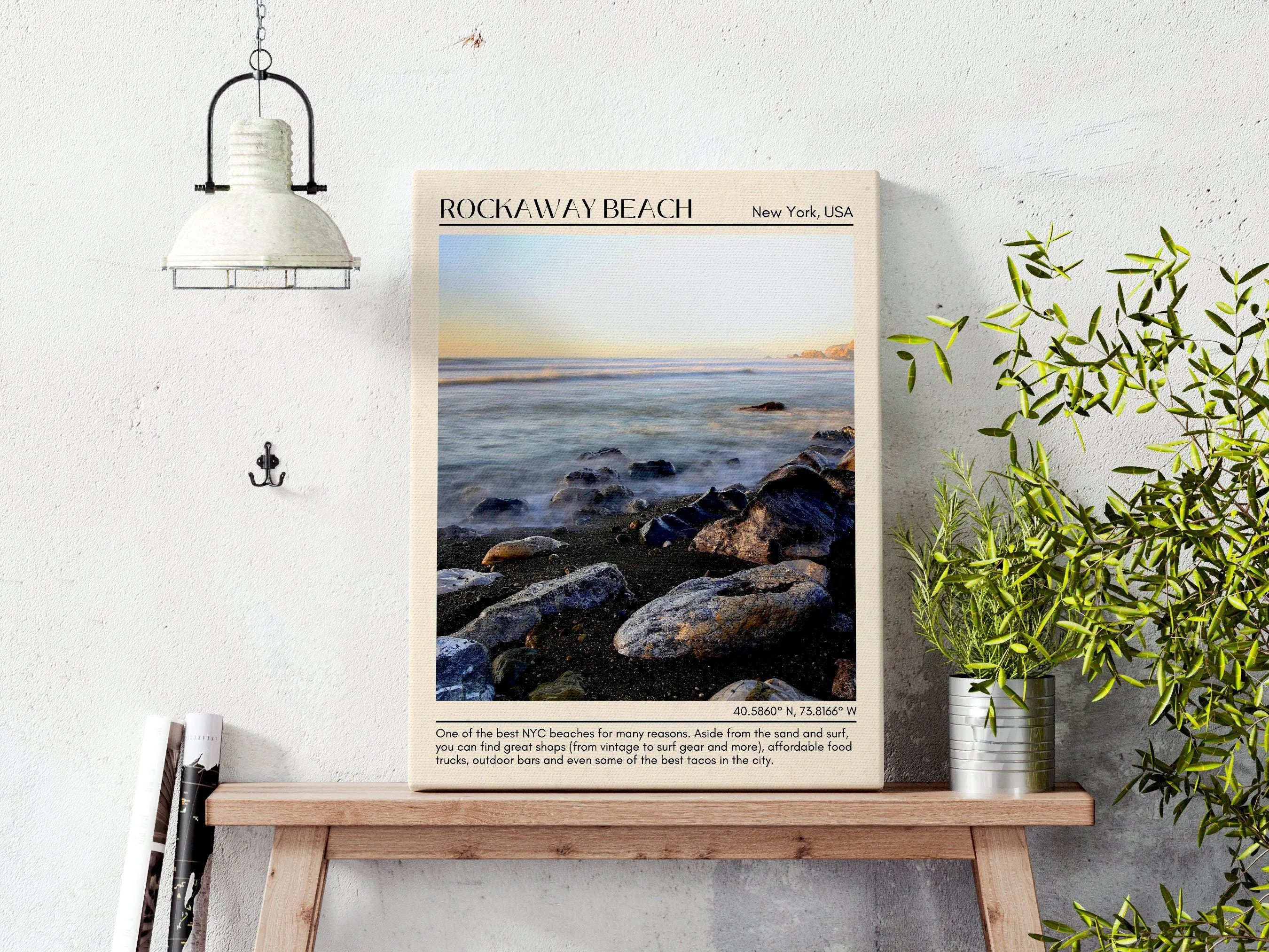 Rockaway Beach Wall Canvas, USA
