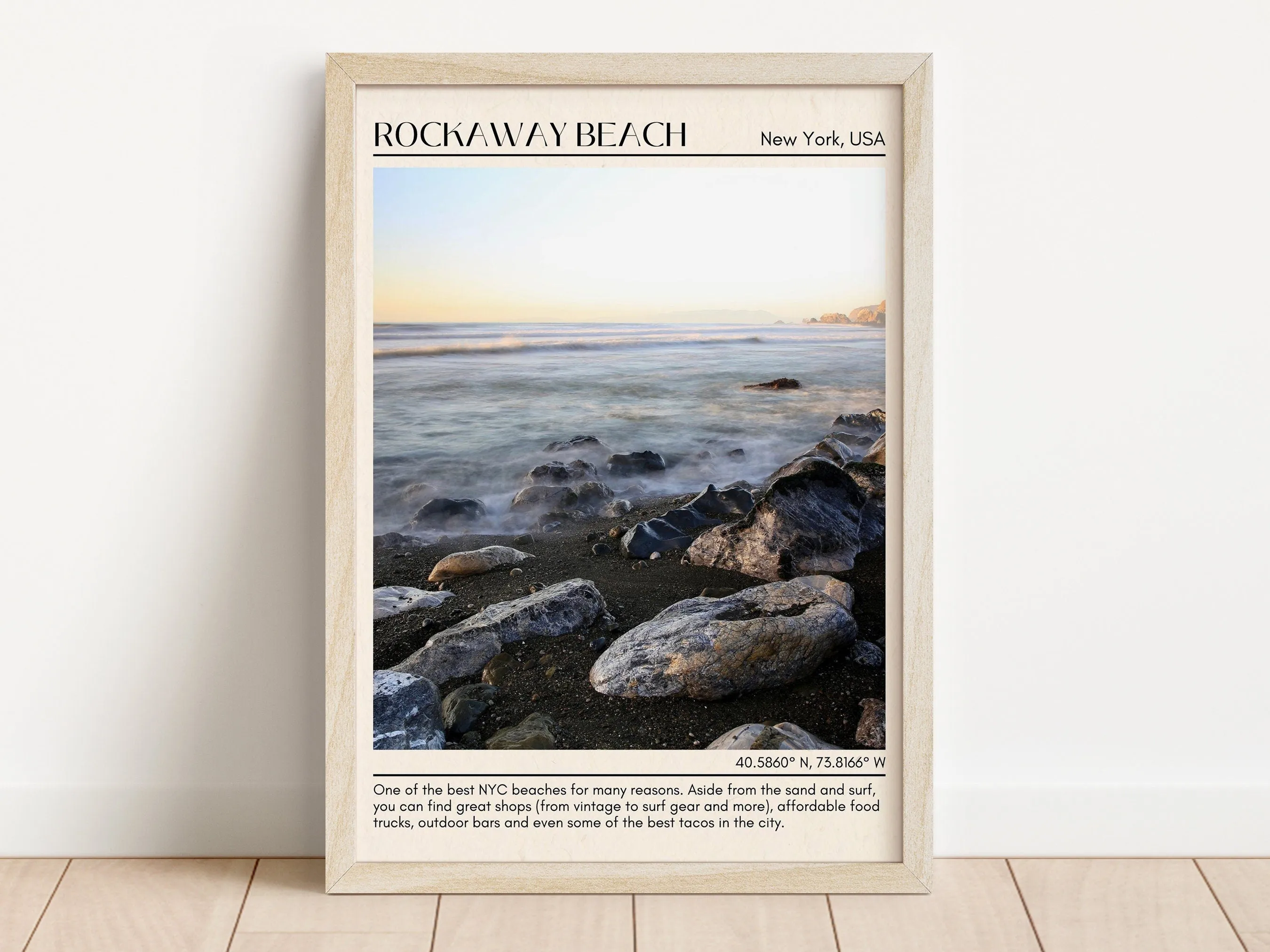 Rockaway Beach Wall Canvas, USA