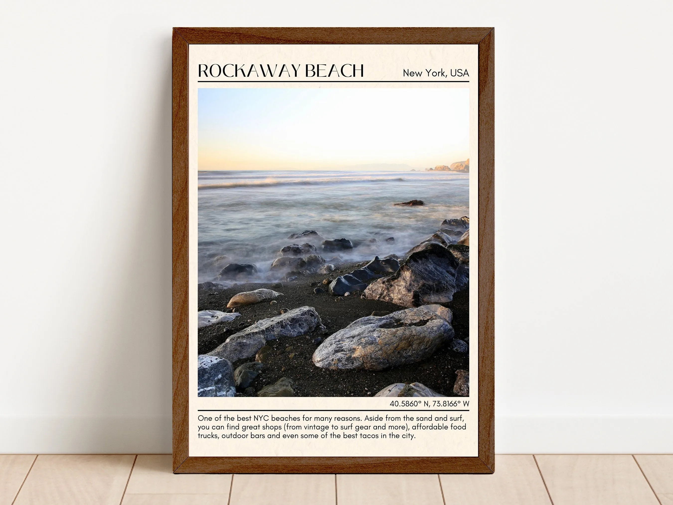 Rockaway Beach Wall Canvas, USA
