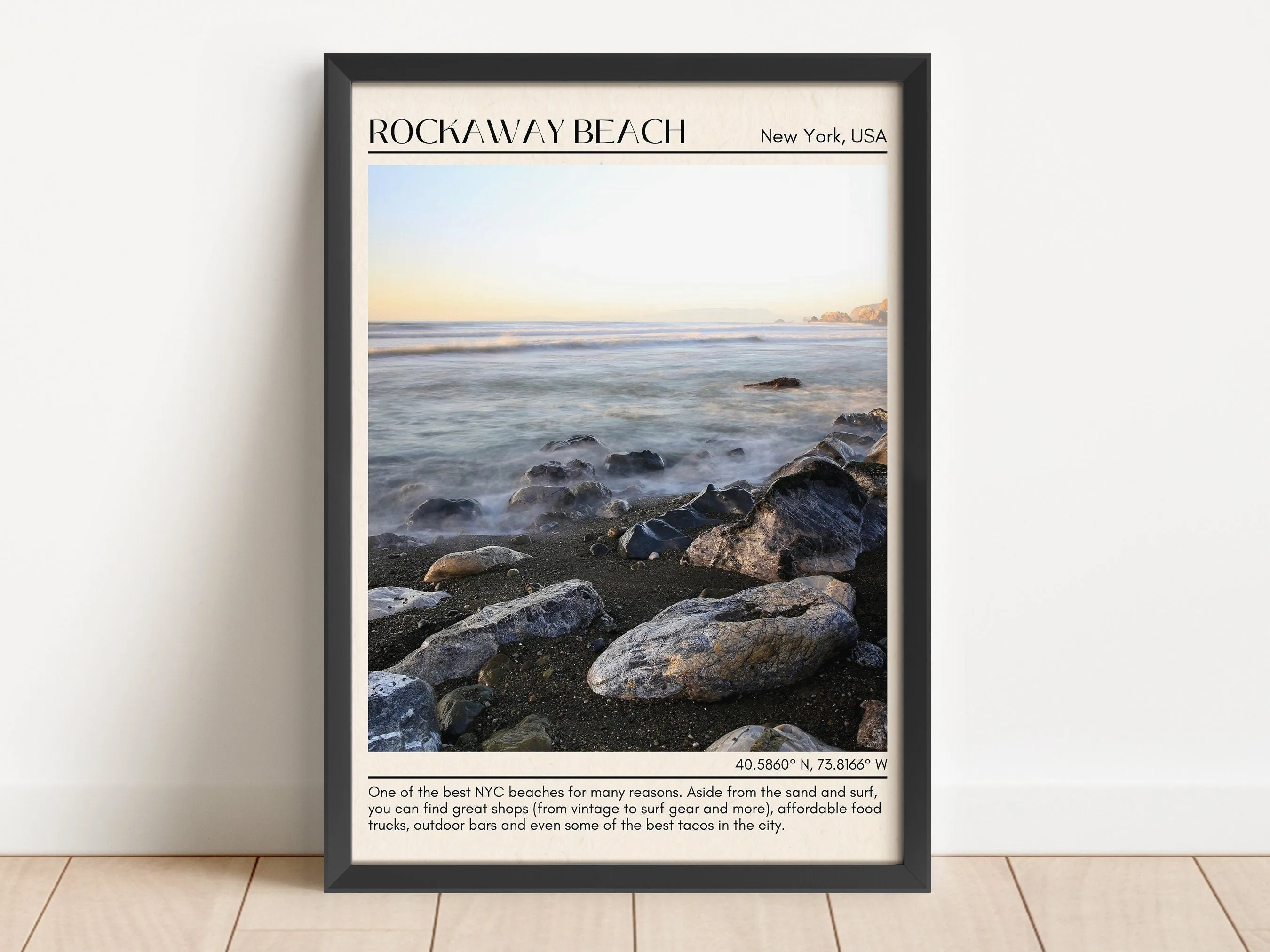 Rockaway Beach Wall Canvas, USA