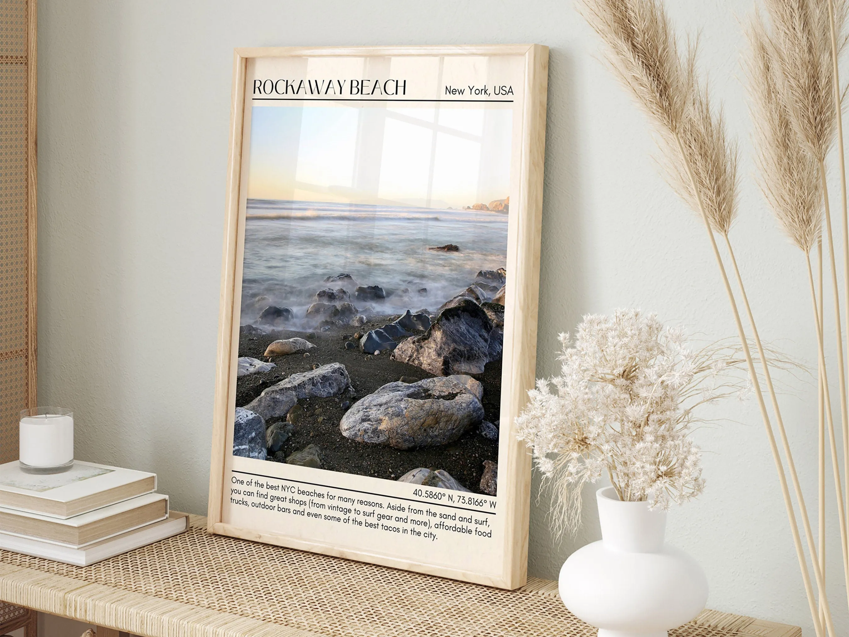 Rockaway Beach Wall Canvas, USA