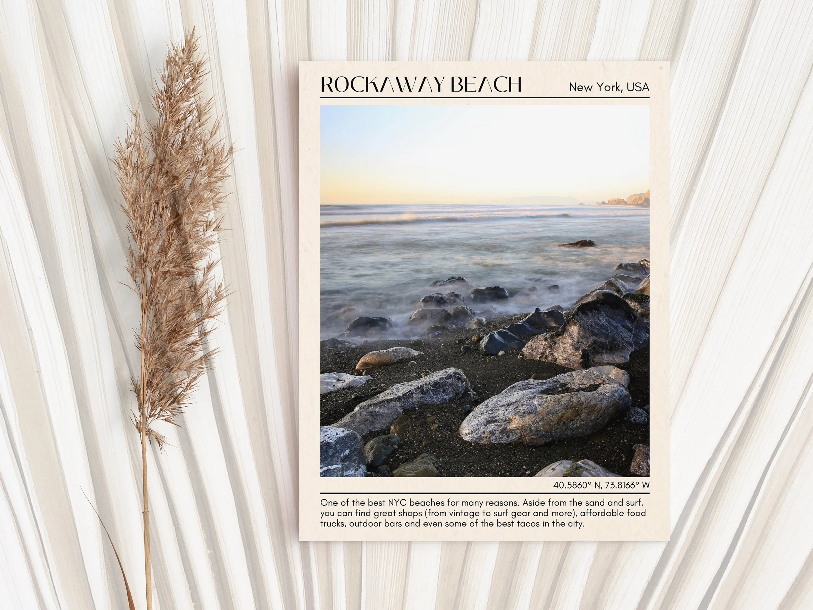 Rockaway Beach Wall Canvas, USA