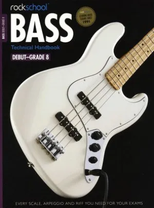 ROCKSCHOOL BASS TECHNICAL HANDBOOK BK/CD (O/P)