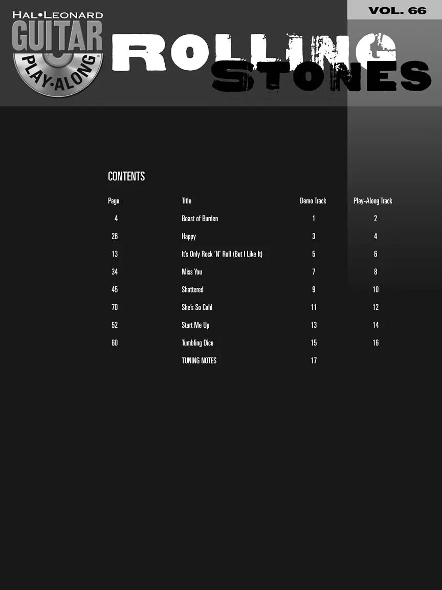 Rolling Stones Guitar Play-Along