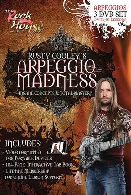 RUSTY COOLEY ARPEGGIO MADNESS 3DVD SET (O/P)