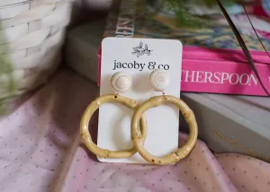 Seaside Bamboo Hoops